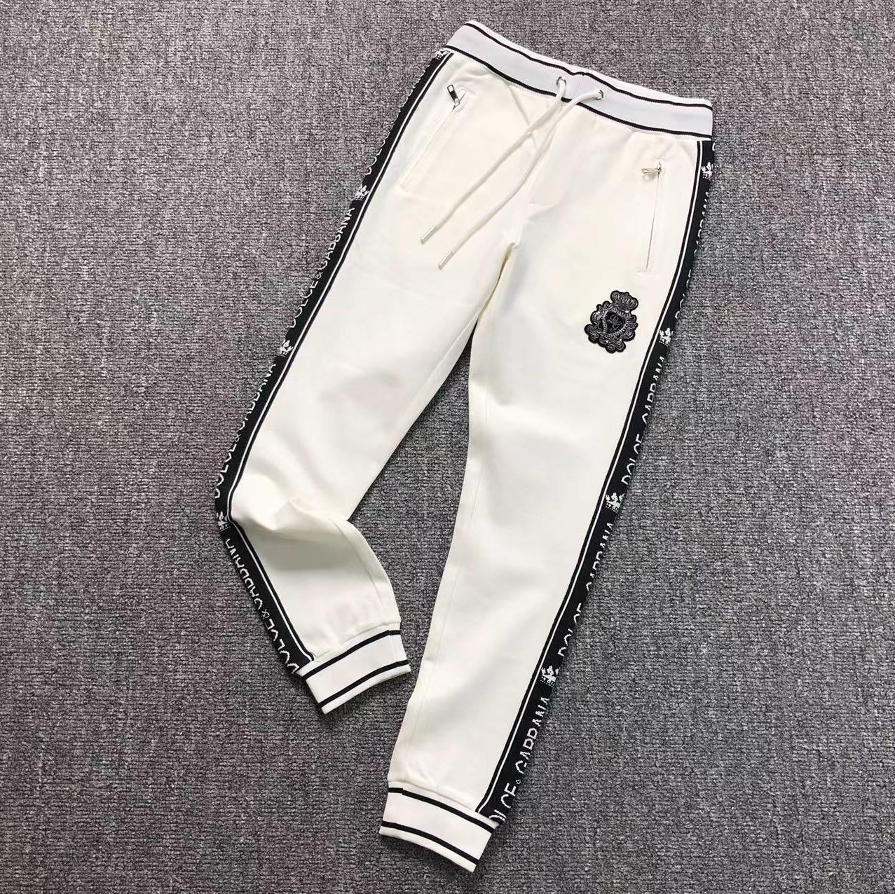 Dolce Gabbana King White Tracksuit