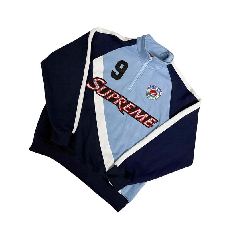 Jaqueta Supreme Equipe Half Zip Azul - HYPER LIST