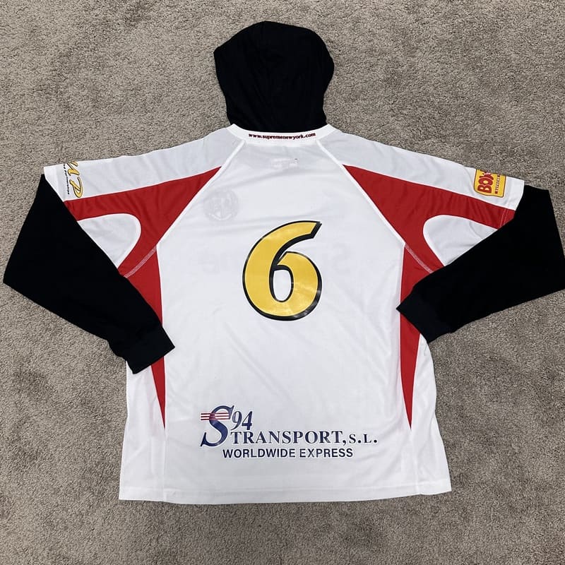 Conjunto Supreme Hooded Soccer Branco - HYPER LIST