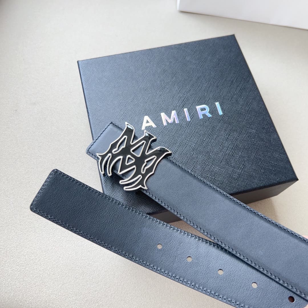 Cinto Amiri Black Logo - HYPER LIST
