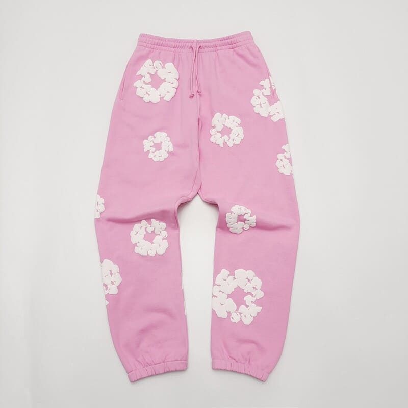 Calça Denim Tears The Cotton Wreath Pink - HYPER LIST