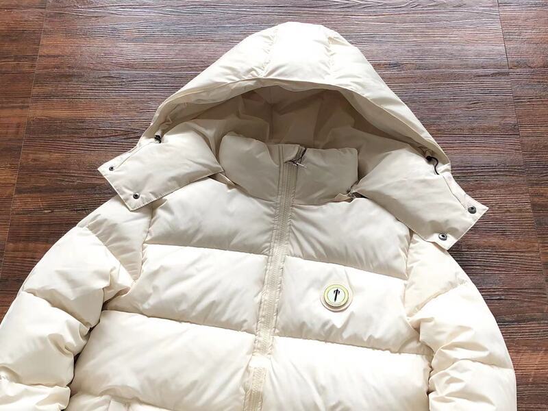 Jaqueta Puffer Trapstar Irongate Hooded Cream - HYPER LIST