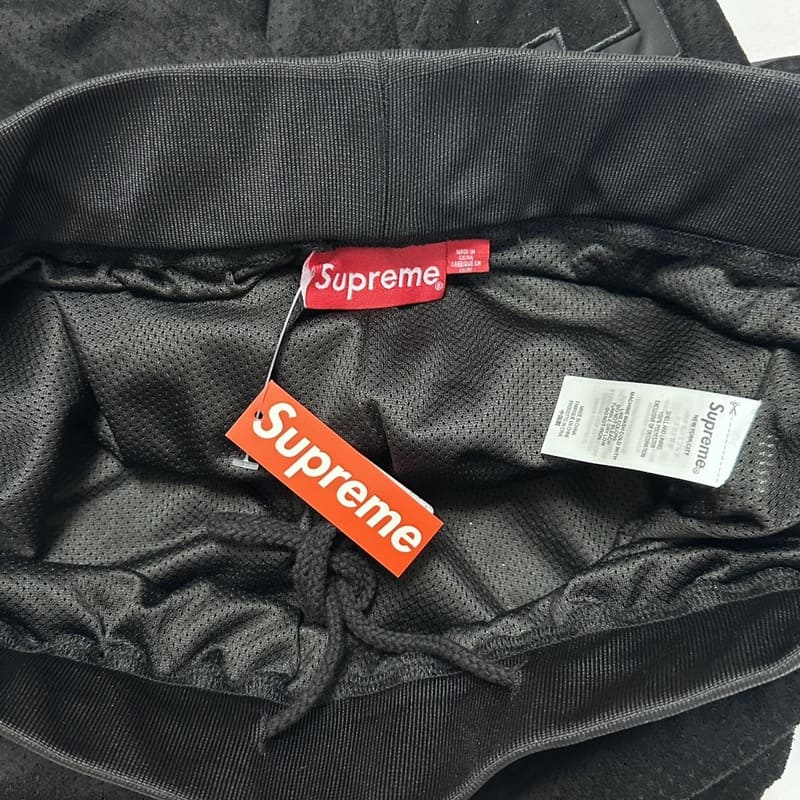 Shorts Supreme Ultrasuede Preto - HYPER LIST