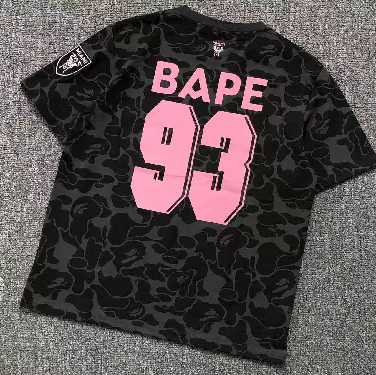 Bape Black Jersey Short Set - HYPER LIST