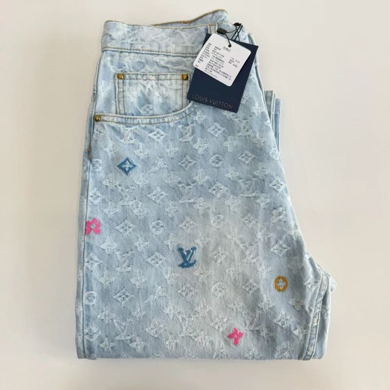 Calça Louis Vuitton by Tyler, the Creator Monogram Denim - HYPER LIST