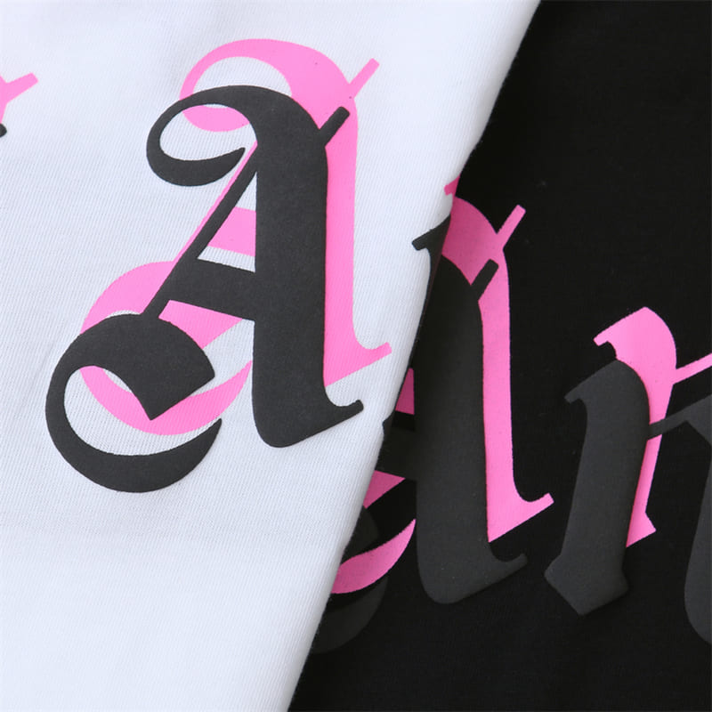 Camiseta Palm Angels Double Logo Oversized - HYPER LIST