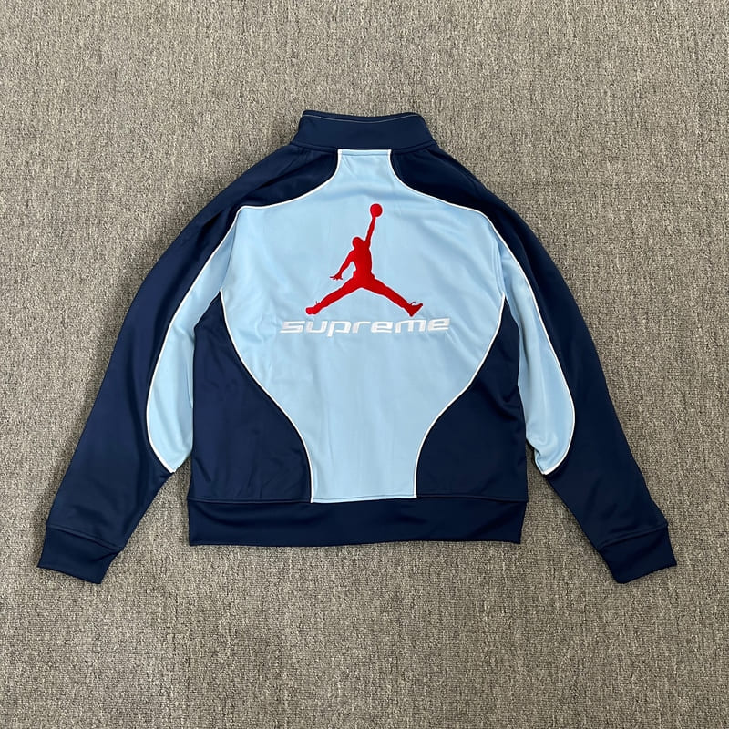 Conjunto Supreme x Jordan Tricot Track Blue - HYPER LIST
