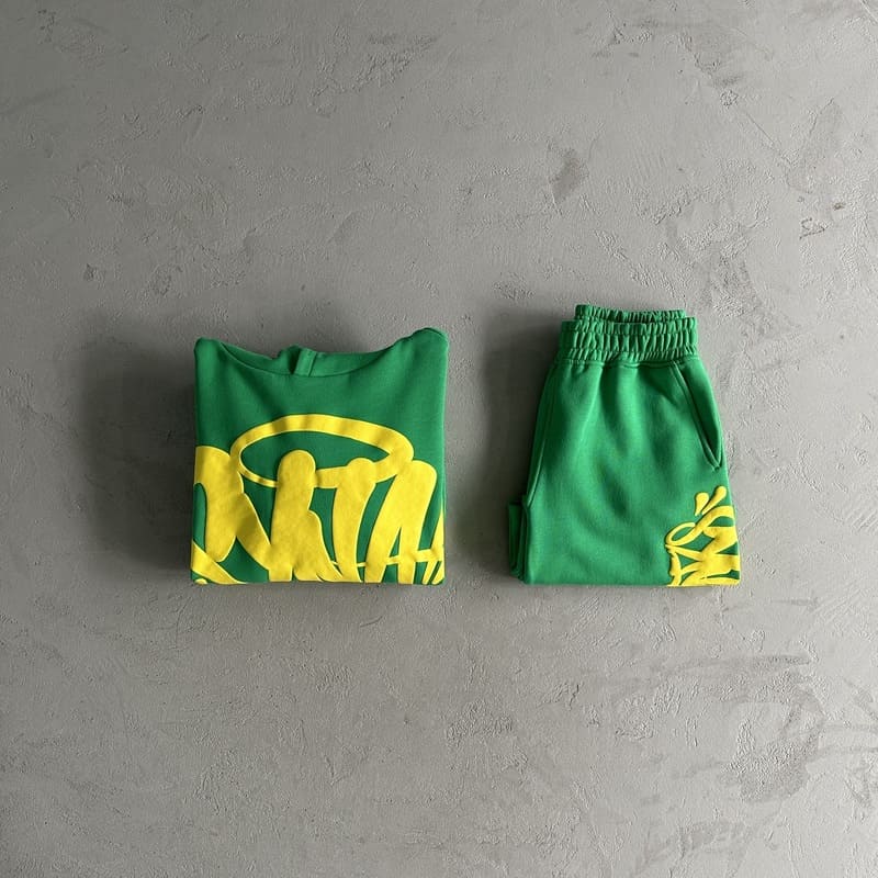 Conjunto Team Syna Hood Twinset Green - HYPER LIST