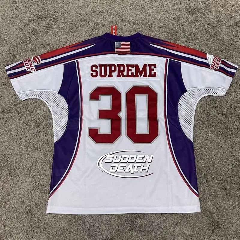Camiseta Supreme Sudden Death Football - HYPER LIST