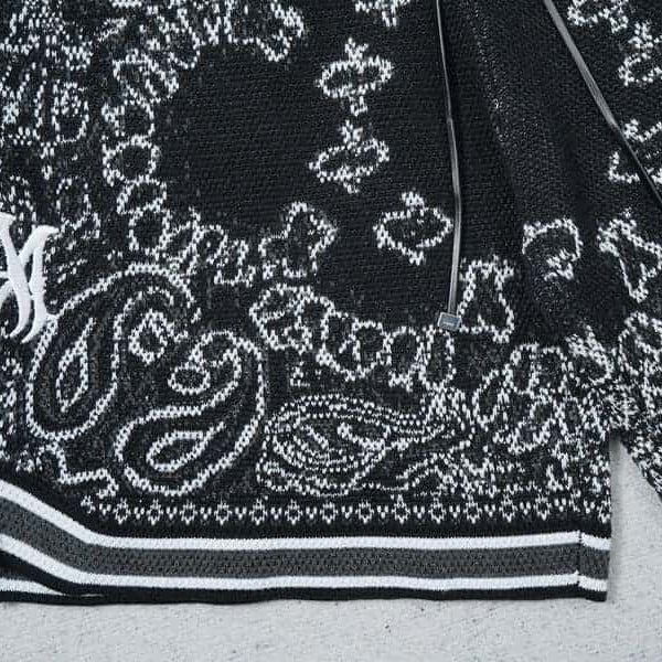 Amiri Bandana Crochet Basketball Shorts