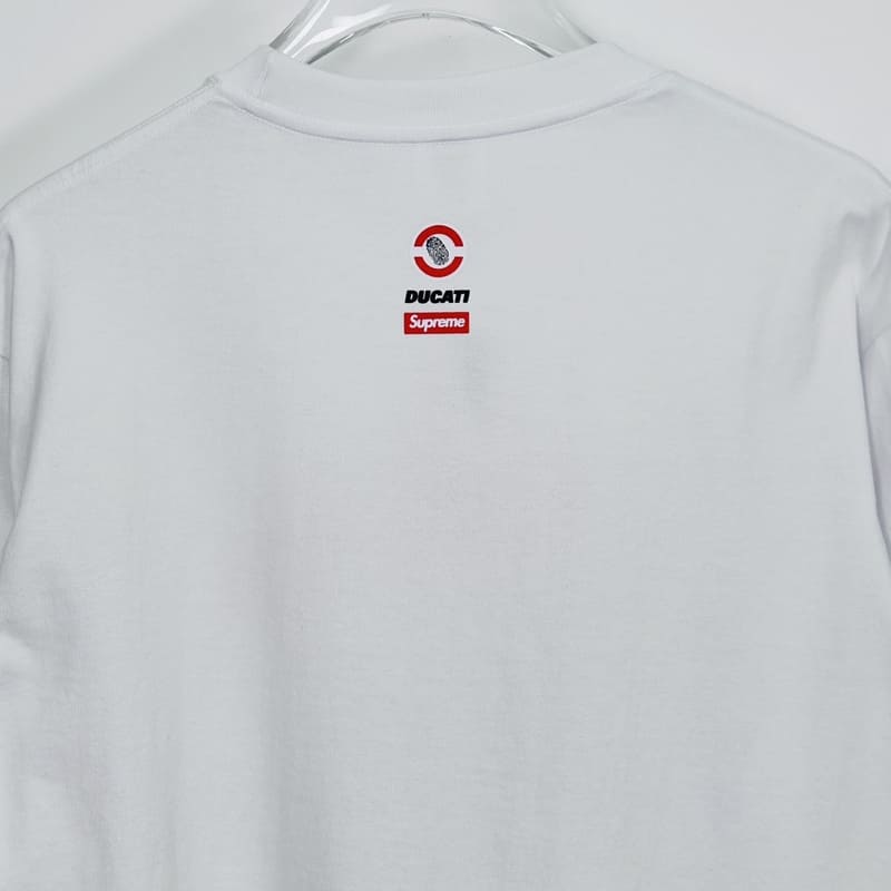 Camiseta Supreme Ducati Bike Branco - HYPER LIST