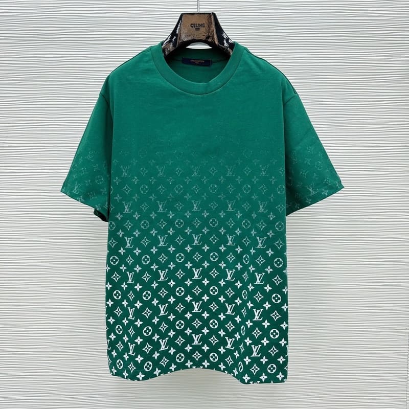 Camiseta Louis Vuitton LVSE Monogram Gradient Green - HYPER LIST