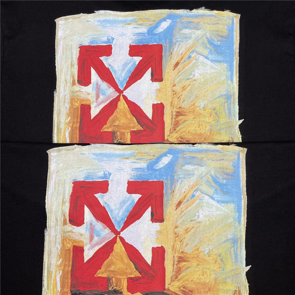 Camiseta Off-White Arrow On Canvas Print - HYPER LIST