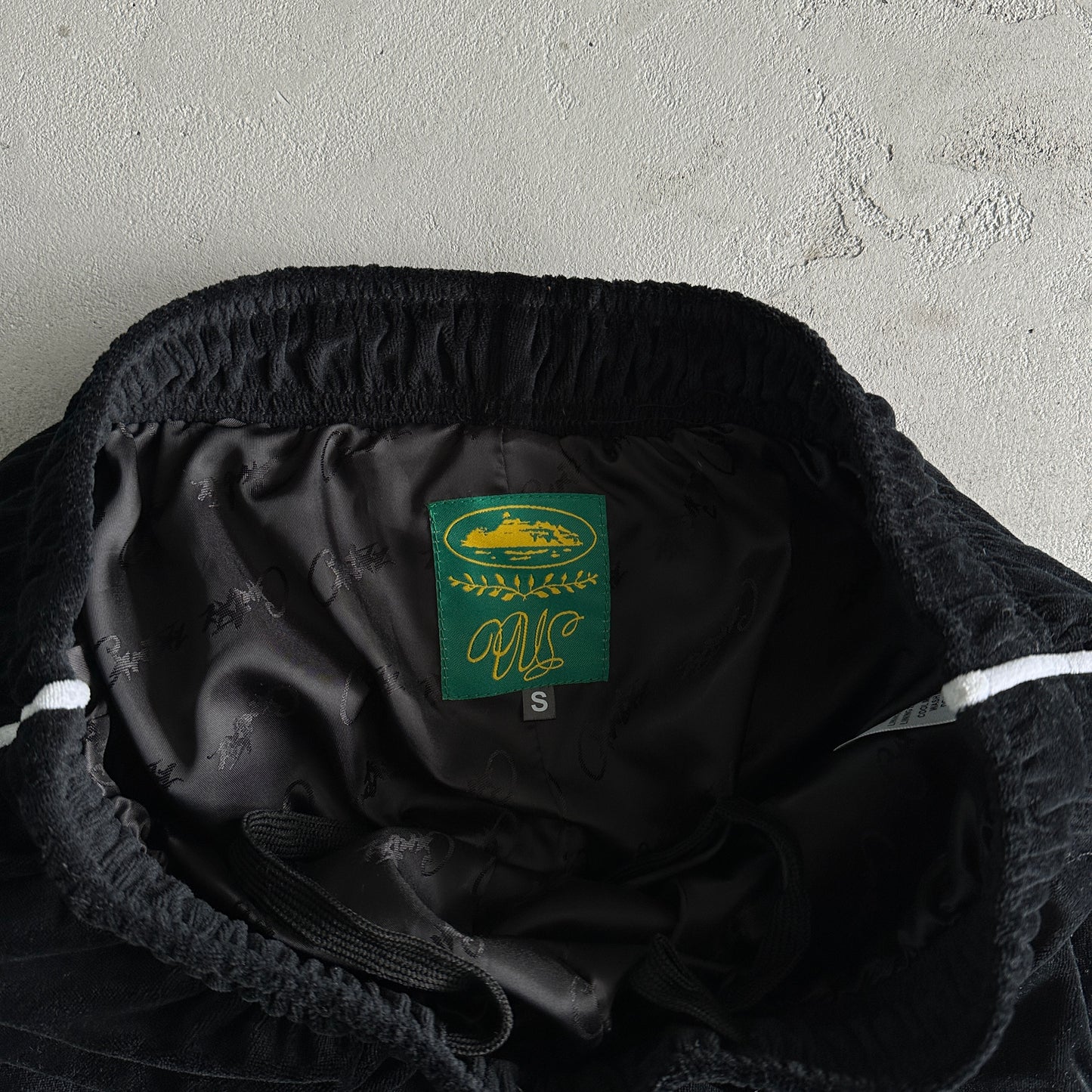 Corteiz Velour Black Tracksuit