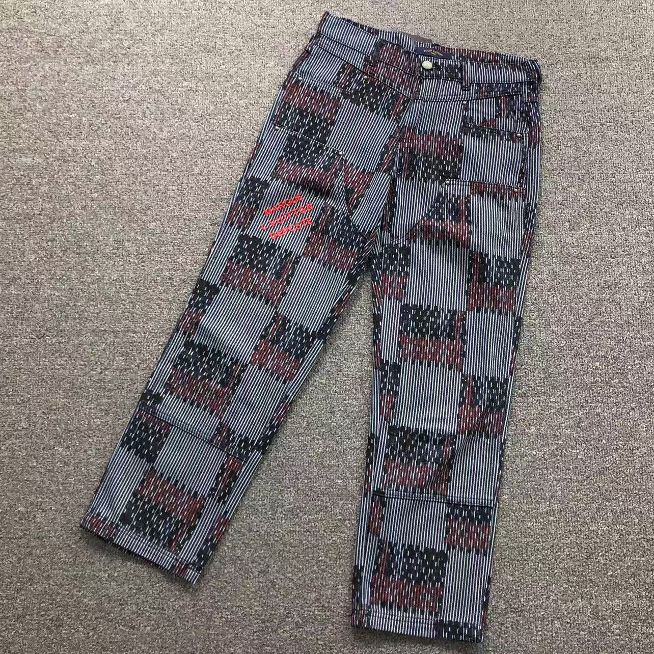 Louis Vuitton Embroided Gray Tracksuit - HYPER LIST