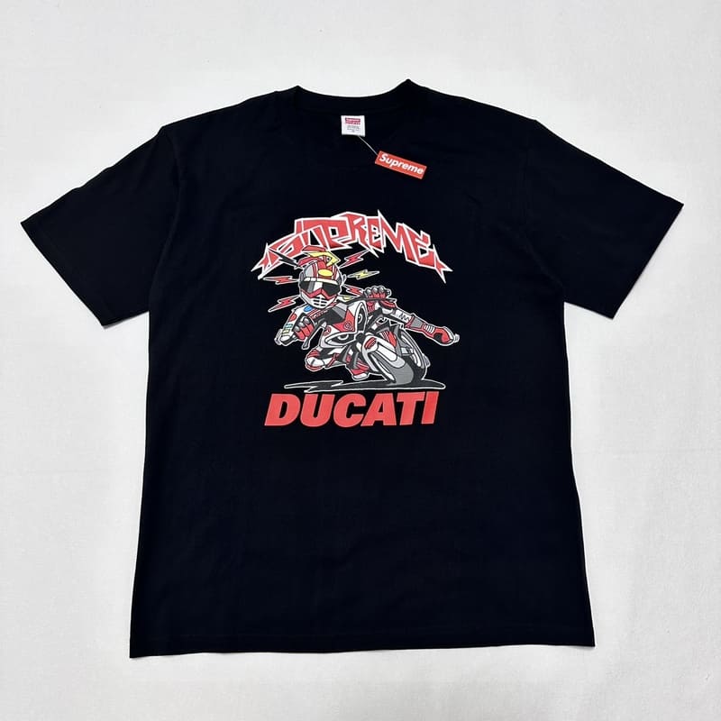 Camiseta Supreme Ducati Bike Preto - HYPER LIST