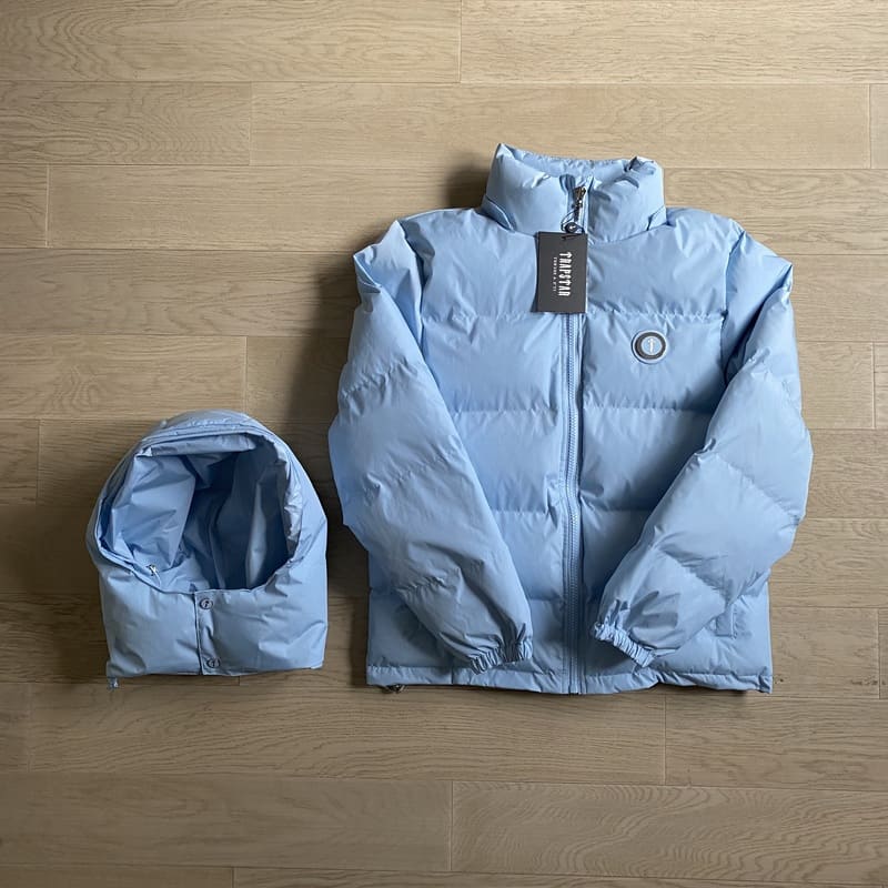 Jaqueta Puffer Trapstar Detachable Ice Blue - HYPER LIST