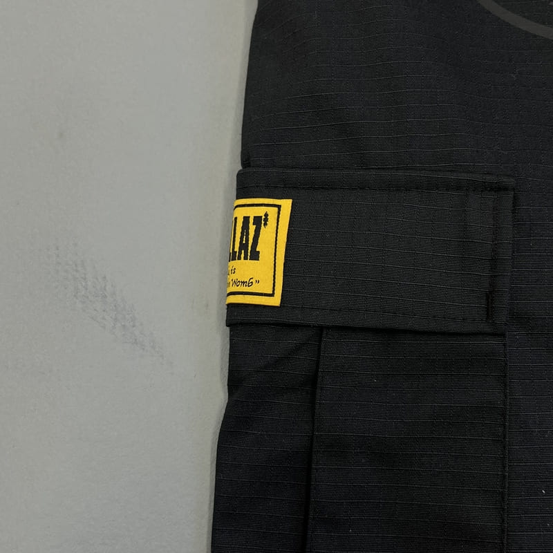 Bermuda Cargo Corteiz Logo Preto - HYPER LIST