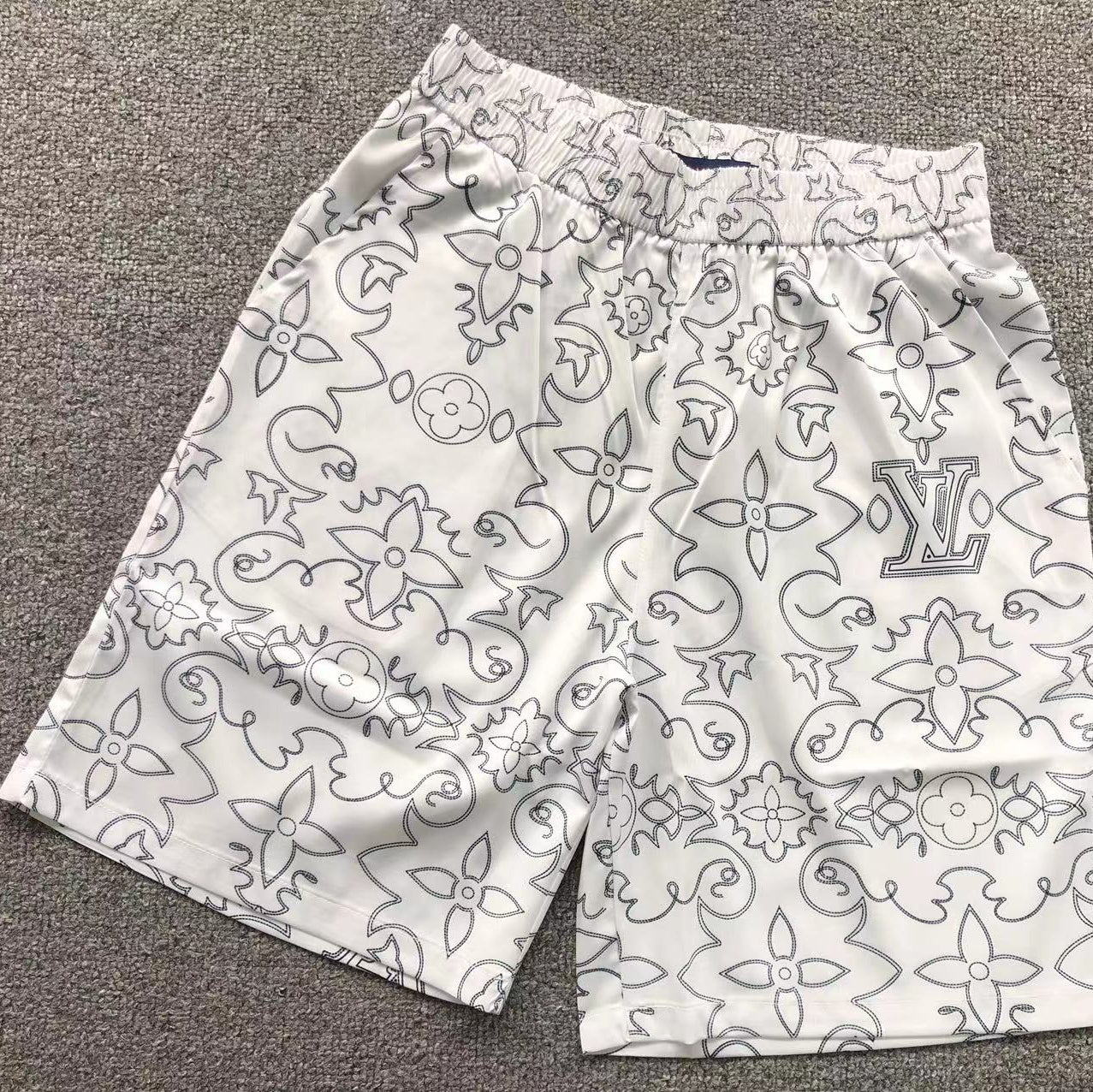 Louis Vuitton White Short Set