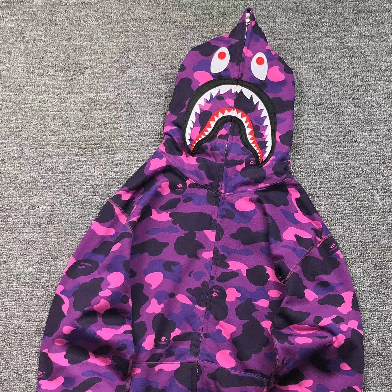 Hoodie BAPE Shark Purple