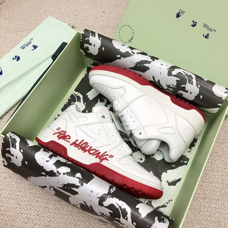 Off-White Out of Office Low For Walking White Red - HYPER LIST