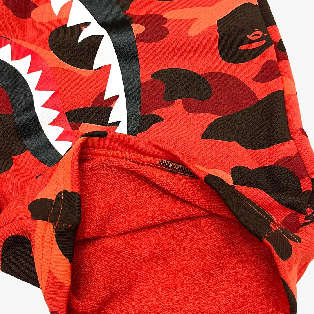 Shorts BAPE Shark Red