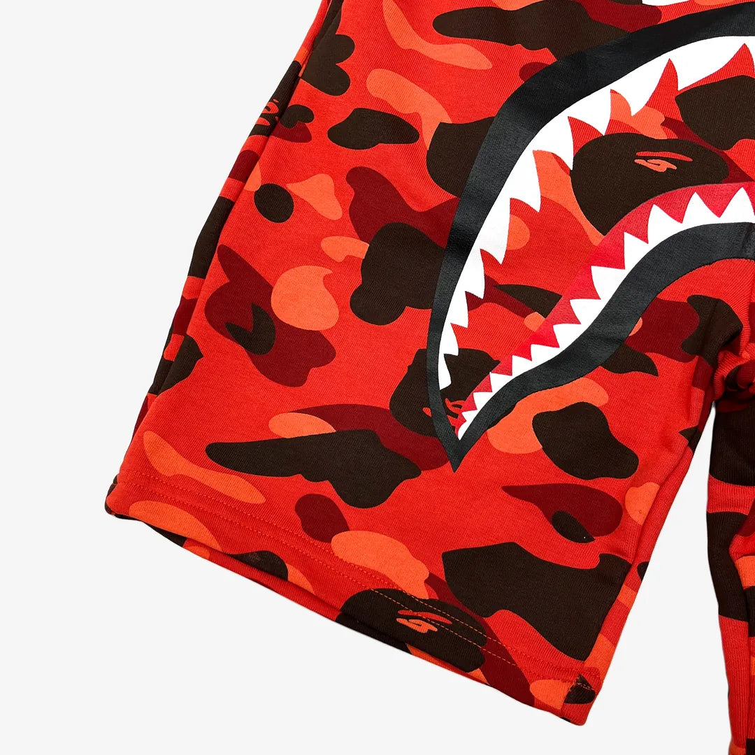 Shorts BAPE Shark Red