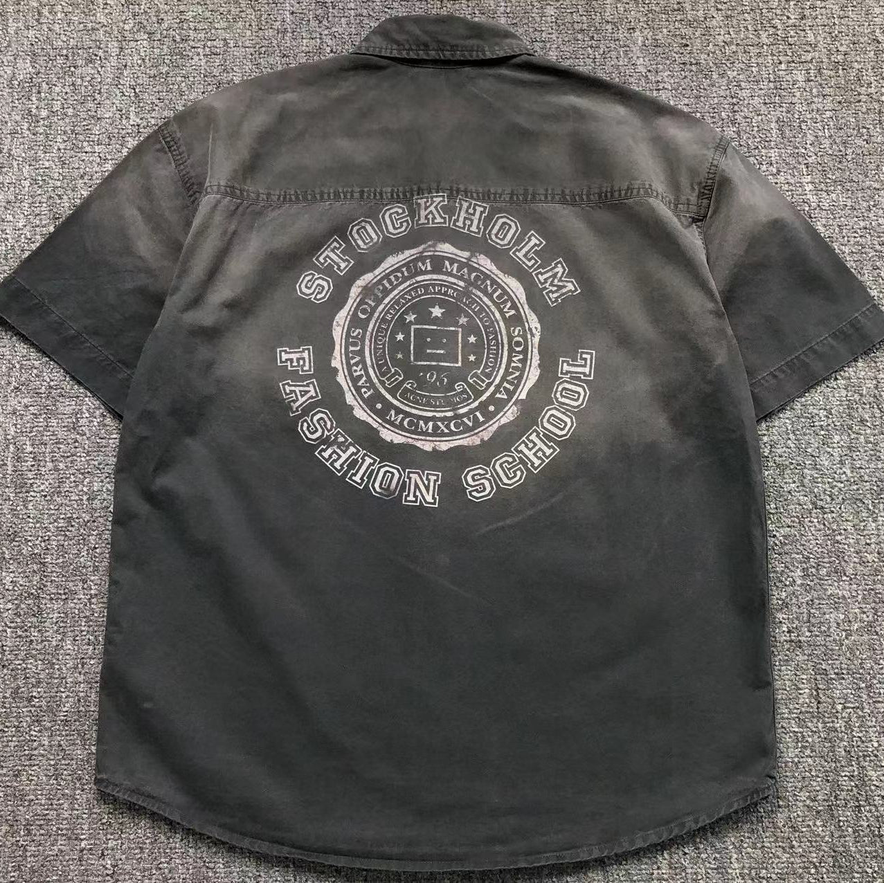 Acne Studios Polo Gray T-Shirt