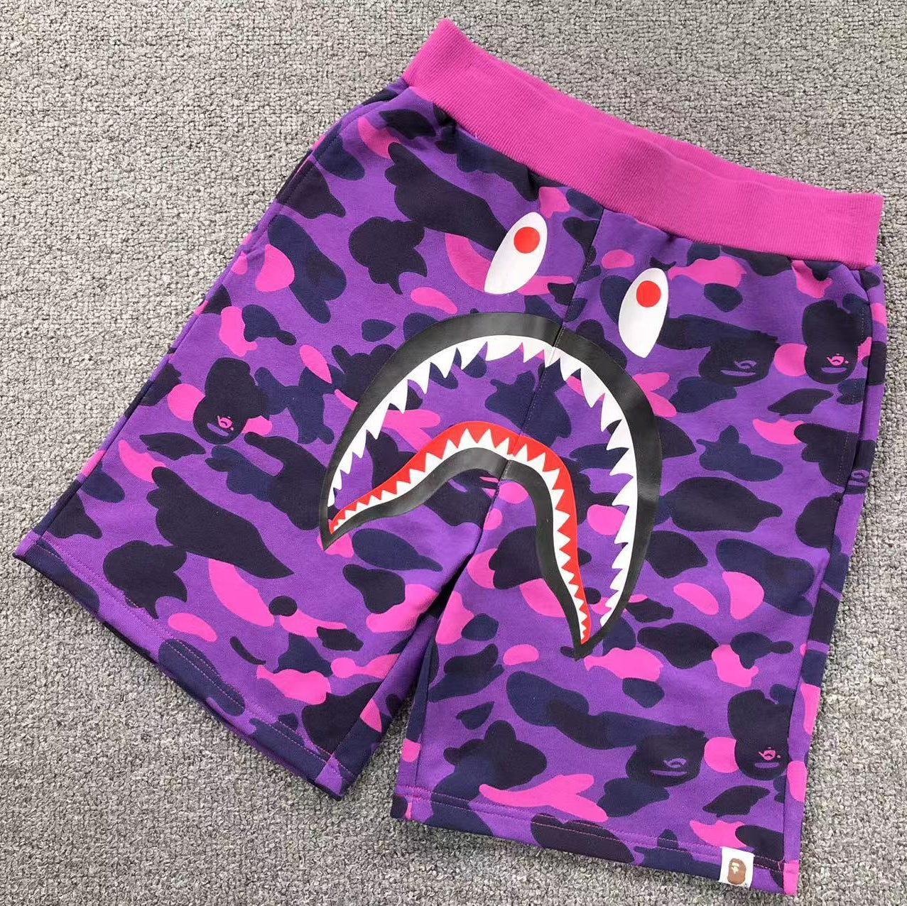 Shorts BAPE Shark Purple