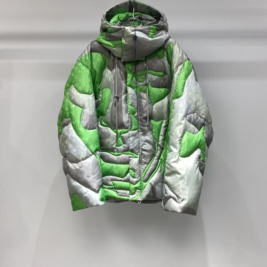Jaqueta Louis Vuitton Patchworked Portrait Puffer - HYPER LIST