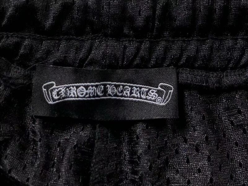Shorts Chrome Hearts Sports Varsity Black - HYPER LIST