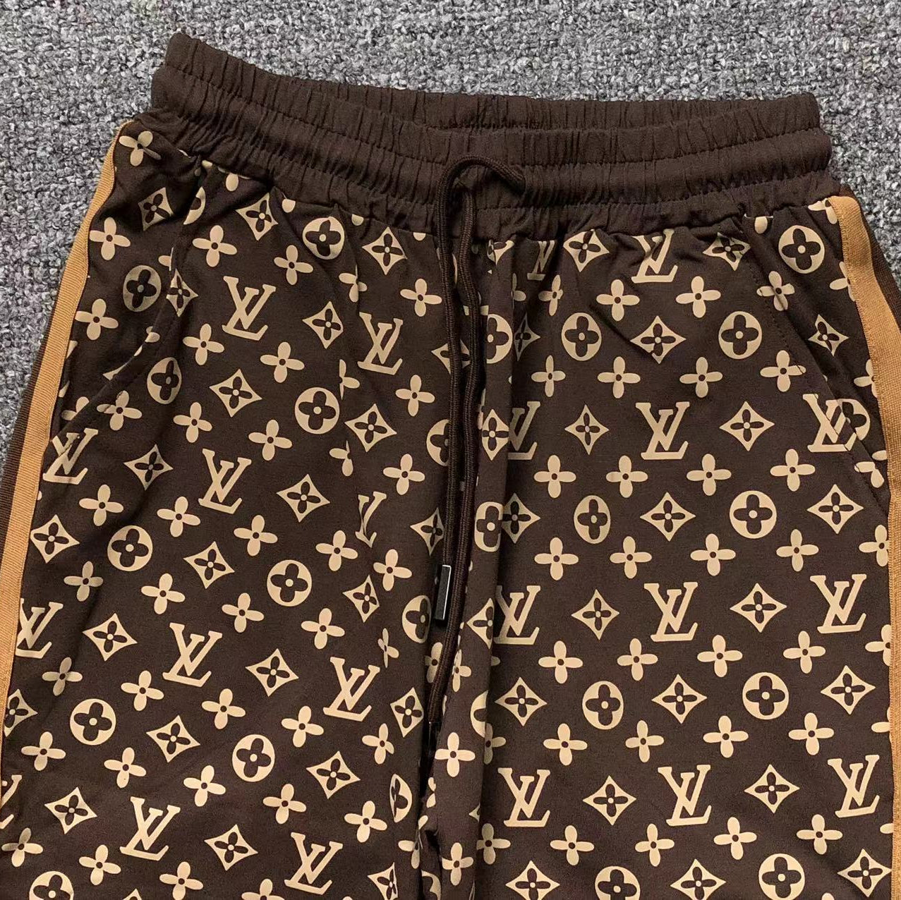 Louis Vuitton Brown Short Set