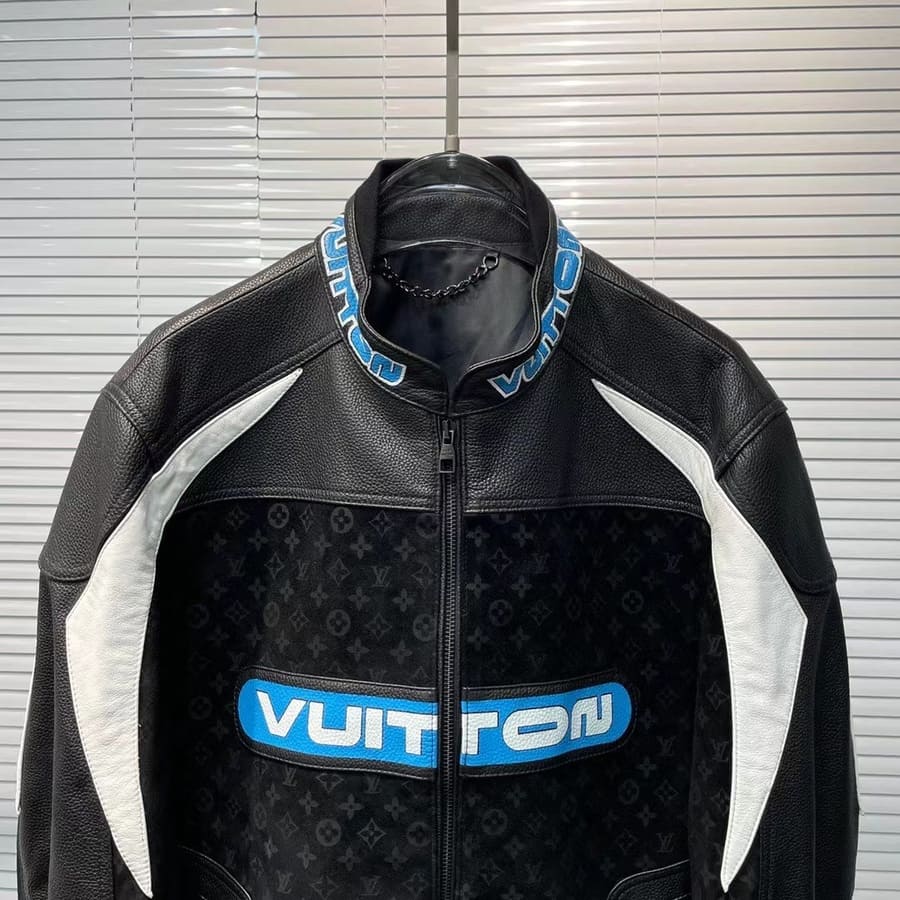 Jaqueta Couro Louis Vuitton Leather Mix Biker - HYPER LIST