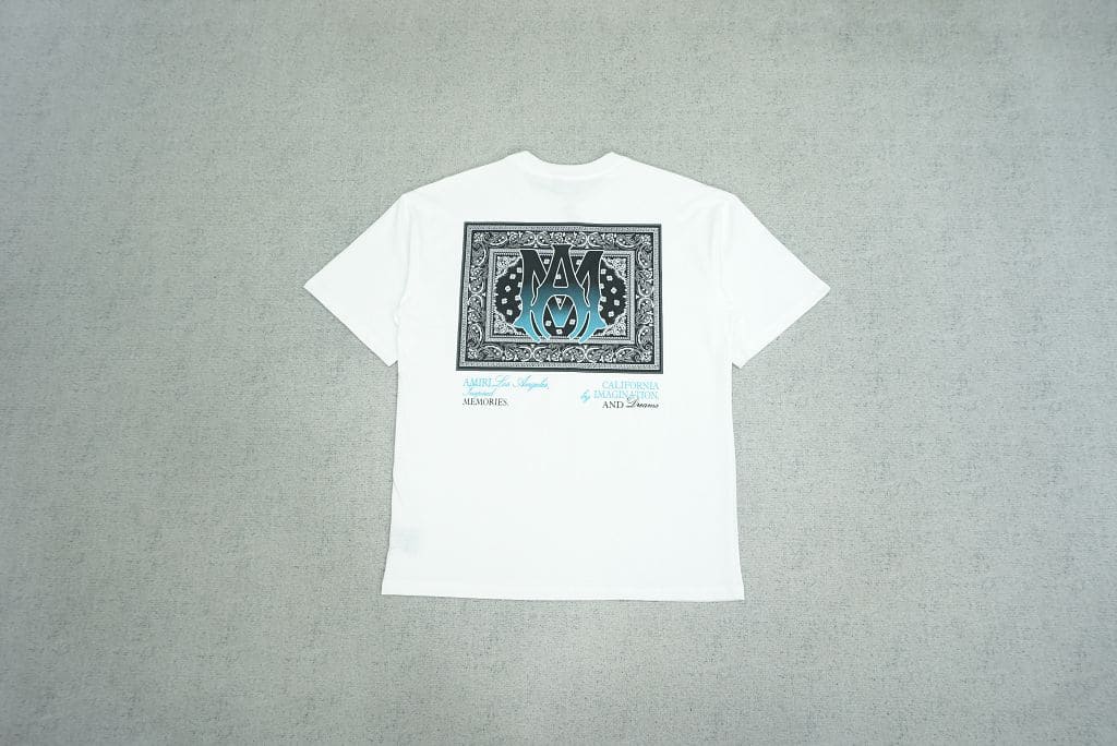 Camiseta Amiri Ma Bandana White - HYPER LIST