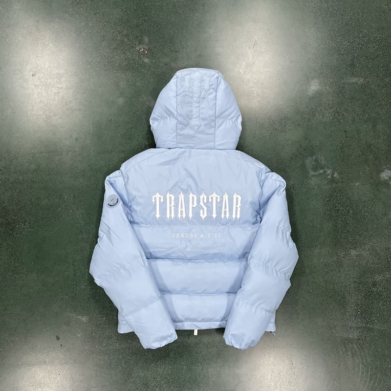 Jaqueta Puffer Trapstar Decoded 2.0 Ice Blue - HYPER LIST