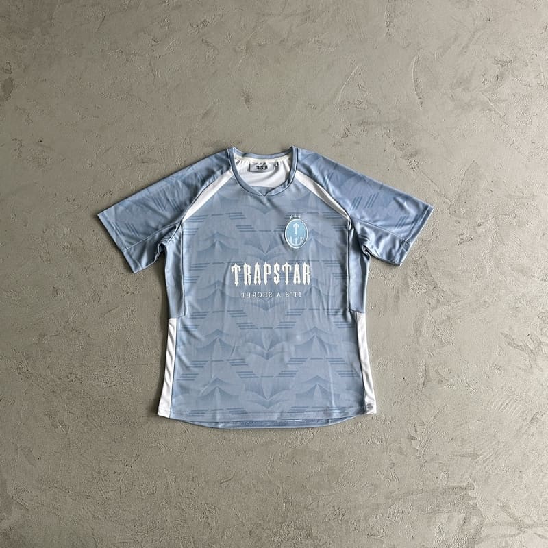 Camiseta Trapstar Irongate Football Jersey Azul - HYPER LIST