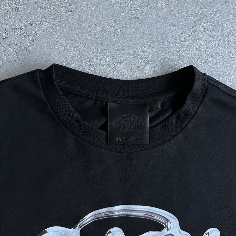 Camiseta Synaworld 'Syna Logo' Tee Black/Silver - HYPER LIST