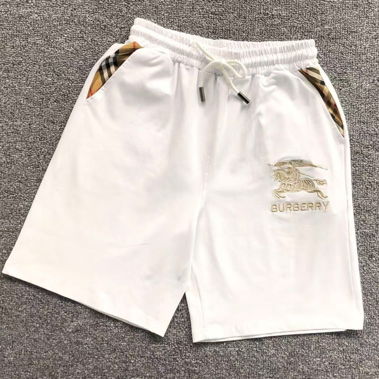 Burberry White Short Set