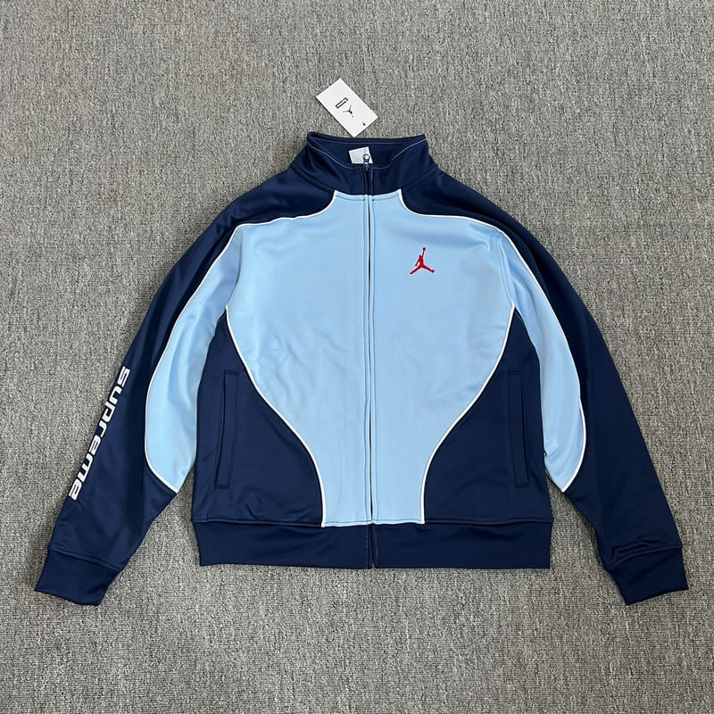 Conjunto Supreme x Jordan Tricot Track Blue - HYPER LIST