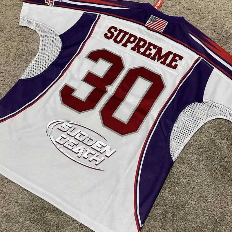 Camiseta Supreme Sudden Death Football - HYPER LIST