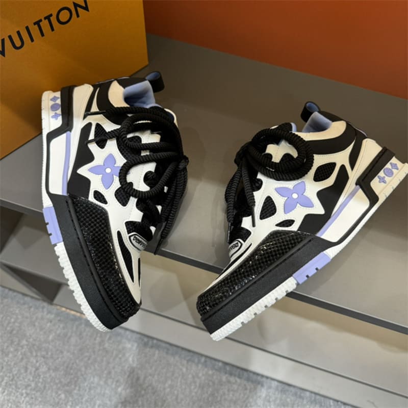 Louis Vuitton LV Skate Black White Light Blue - HYPER LIST