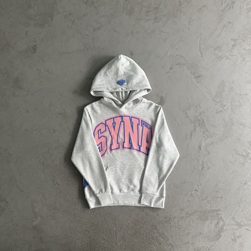 Conjunto Syna World College Logo Cinza/Rosa - HYPER LIST