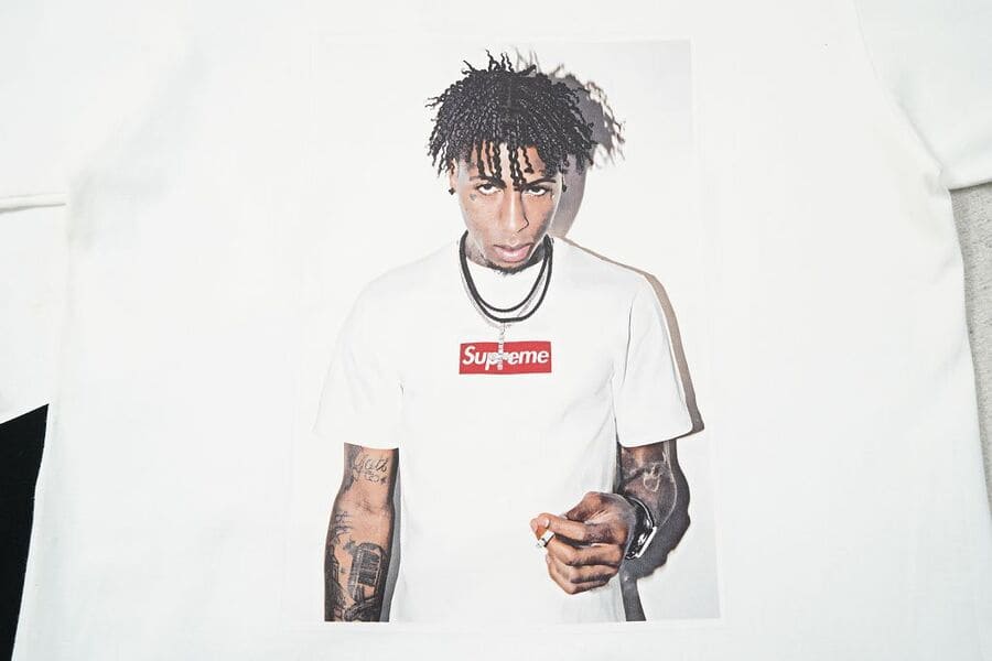 Camiseta Supreme NBA Youngboy White - HYPER LIST