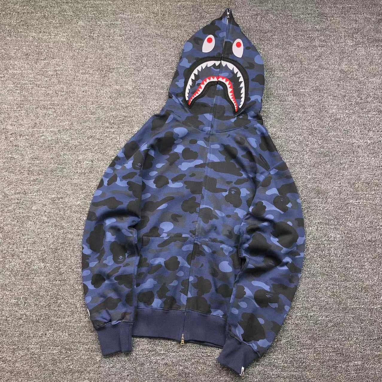 Hoodie BAPE Shark Blue