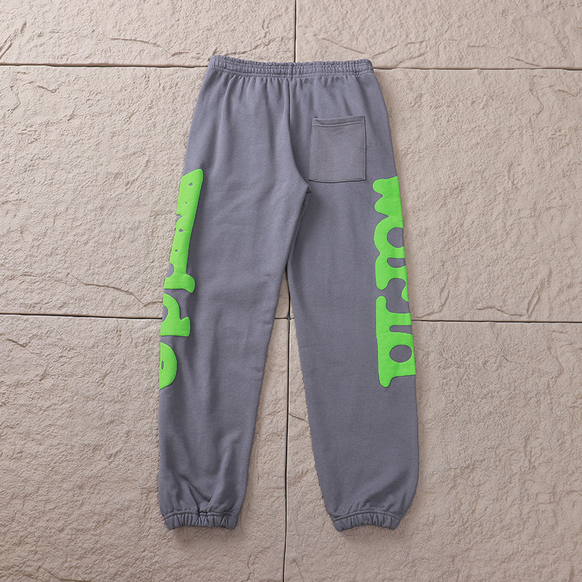 Survêtement Sp5der gris/vert