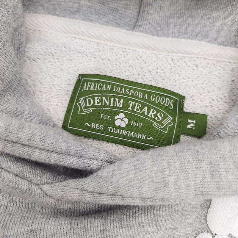 Moletom Denim Tears The Cotton Wreath Grey - HYPER LIST