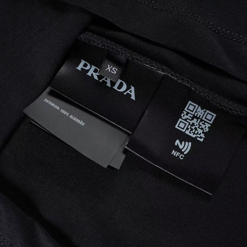 T-shirt Prada Crest Logo Black PD018