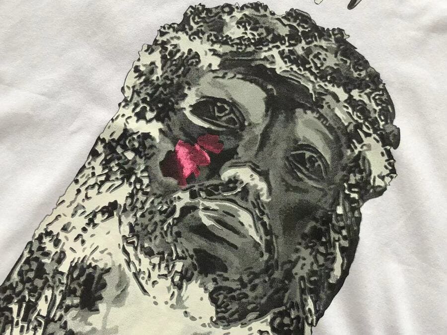 Camiseta Vlone Yams Day Jesus Piece White - HYPER LIST