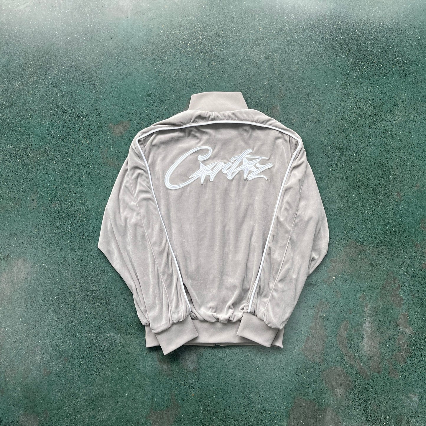Corteiz Velour Gray Tracksuit - HYPER LIST
