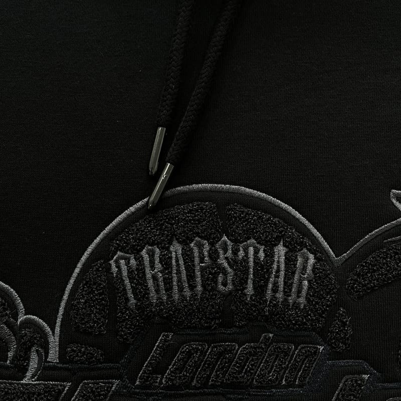 Conjunto Trapstar Shooters Black Monochrome - HYPER LIST